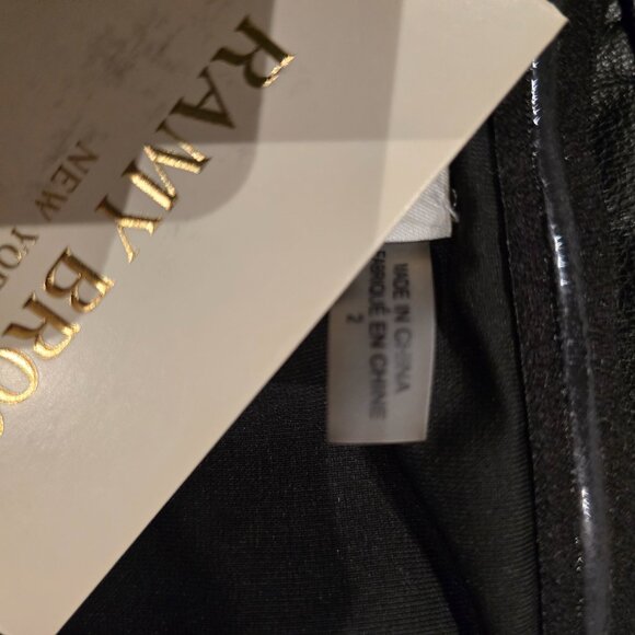 Ramy Brook Julie Dress Black NWT Size 2 - Picture 11 of 11